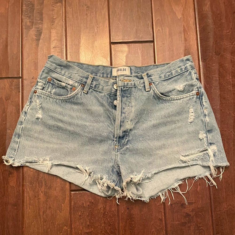AGOLDE Parker Denim Shorts